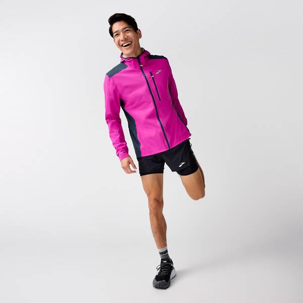 Thumbnail - BROOKS Herren Schlupfjacke High Point Waterproof Jacket 2