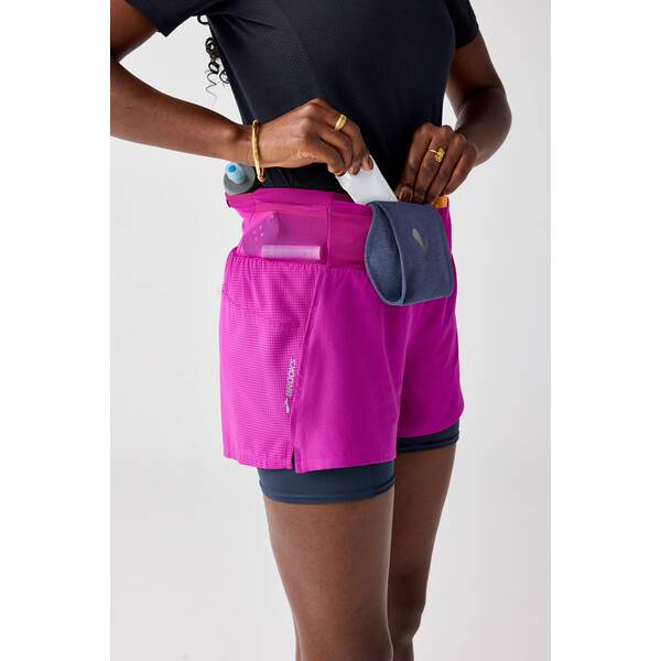 Thumbnail - BROOKS Damen Shorts High Point 3" 2-in-1 Short 2.0
