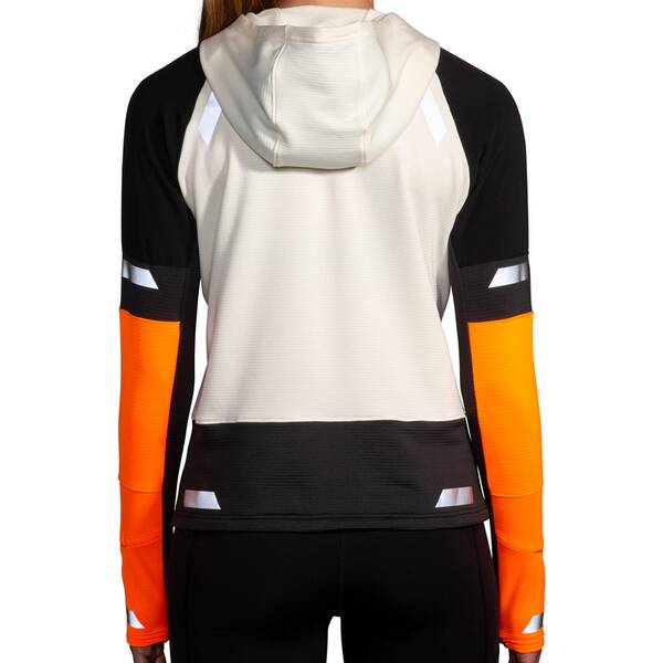 Thumbnail - BROOKS Damen Sweatshirt Run Visible Thermal Hoodie 2.0