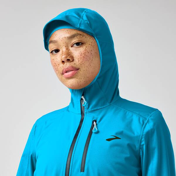 Thumbnail - BROOKS Damen Schlupfjacke High Point Waterproof Jacket 2