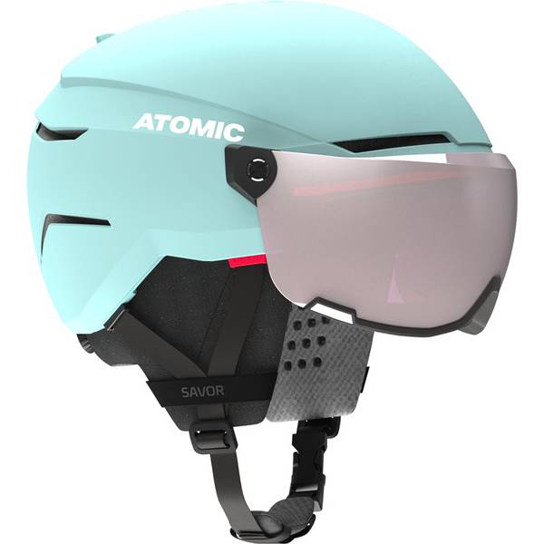 Thumbnail - ATOMIC Kinder Helm SAVOR VISOR JR Turquoise/ALL W