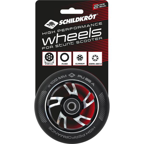 Thumbnail - SCHILDKRÖT Scooter High Performance Wheels 100mm,1Paar Stuntscooter Ersatzräder