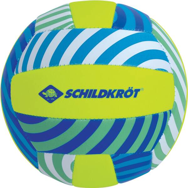 Thumbnail - SCHILDKRÖT Ball Schildkröt Neopren Beachvolleyball, Größe 5, Ø 21 cm, normale Größe, farblich sortiert, griffige textile...