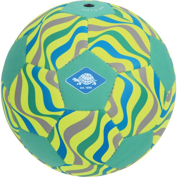 Thumbnail - SCHILDKRÖT Ball Schildkröt Neopren Beachsoccerball, Größe 5, Ø 21 cm, normale Größe, farblich sortiert, griffige textile...