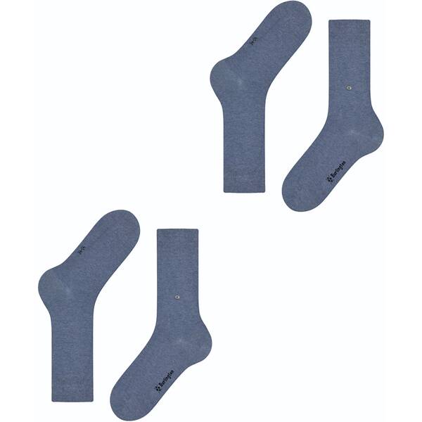 Thumbnail - BURLINGTON Everyday 2-Pack Herren Socken