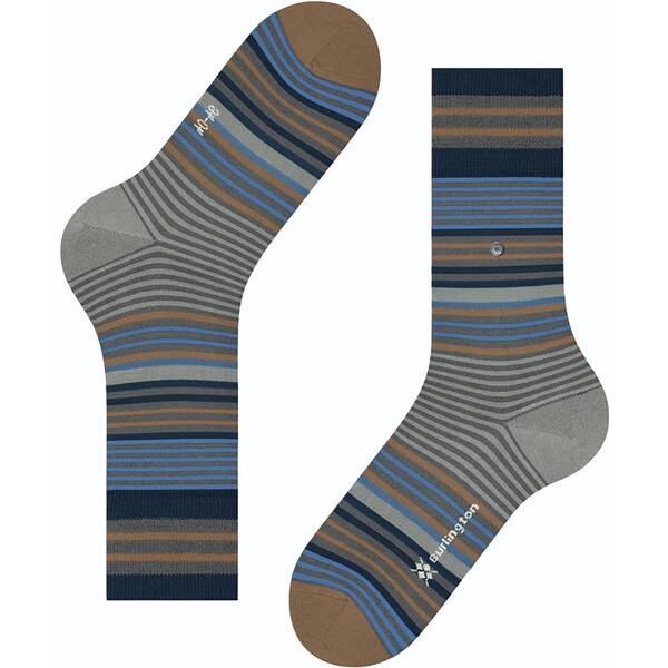 Thumbnail - BURLINGTON Stripe Herren Socken