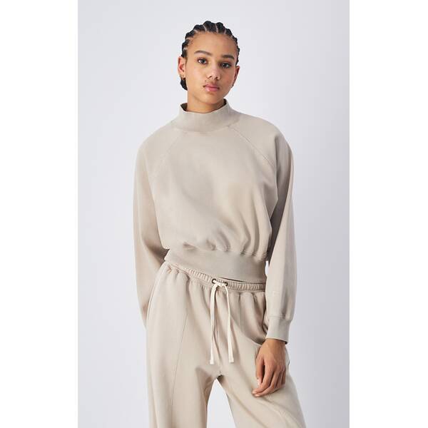 Thumbnail - CHAMPION Damen Sweatshirt Mock Turtle Neck Long Sleeves