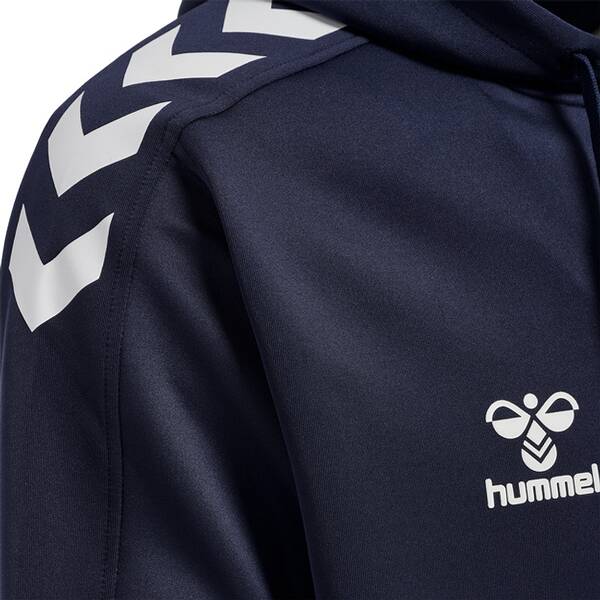 Thumbnail - HUMMEL Unisex Adults, Unisex Kids hmlCORE XK POLY ZIP HOOD SWEAT
