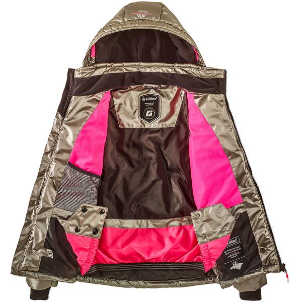 Thumbnail - KILLTEC Kinder Skijacke in Daunenoptik mit Kapuze und Schneefang Fiames