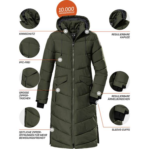 Thumbnail - KILLTEC Damen Mantel KOW 62 WMN QLTD CT