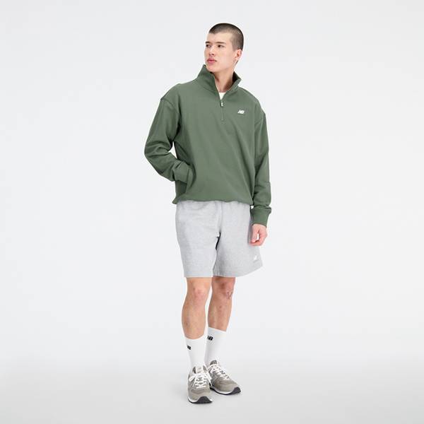 Thumbnail - NEW BALANCE Herren T-Shirt Athletics Remastered French Terry 1/4 Zip