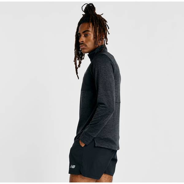 Thumbnail - NEW BALANCE Herren Kapuzensweat Athletics Heat Grid 1/2 Zip