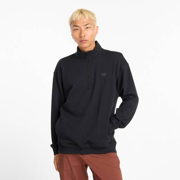 Thumbnail - NEW BALANCE Herren Kapuzensweat Athletics Fleece 1/2 Zip