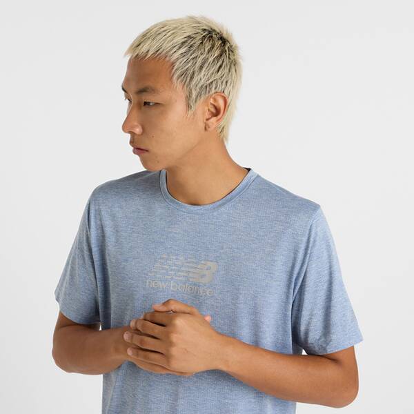 Thumbnail - NEW BALANCE Herren T-Shirt Athletics Reflective Graphic