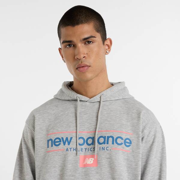 Thumbnail - NEW BALANCE Herren Kapuzensweat Relaxed Linear Athletics