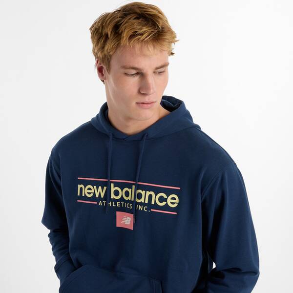 Thumbnail - NEW BALANCE Herren Kapuzensweat Relaxed Linear Athletics