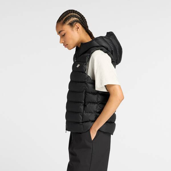Thumbnail - NEW BALANCE Damen Weste Sport Essentials Hooded Puffer Vest