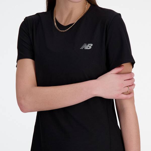 Thumbnail - NEW BALANCE Damen T-Shirt Jacquard Slim T-Shirt