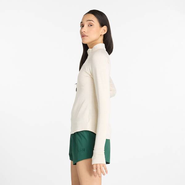 Thumbnail - NEW BALANCE Damen T-Shirt Athletics Heat Grid Half Zip