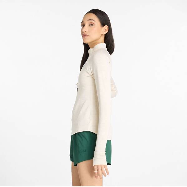 Thumbnail - NEW BALANCE Damen T-Shirt Athletics Heat Grid Half Zip