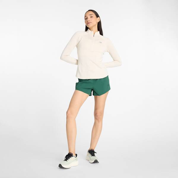 Thumbnail - NEW BALANCE Damen T-Shirt Athletics Heat Grid Half Zip