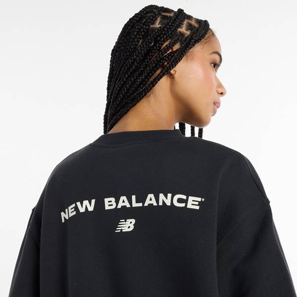 Thumbnail - NEW BALANCE Damen Kapuzensweat Reimagined Fleece Crew