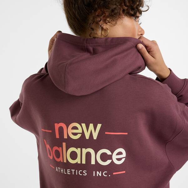 Thumbnail - NEW BALANCE Damen Kapuzensweat Multi Color Logo