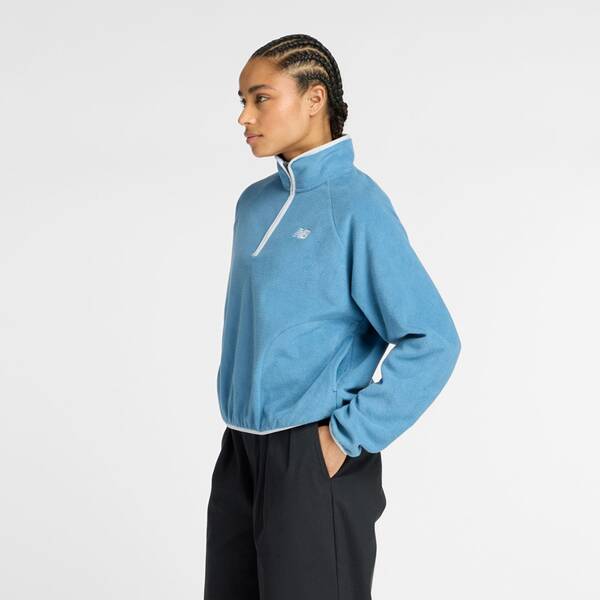 Thumbnail - NEW BALANCE Damen Shirt Polar Fleece Half Zip