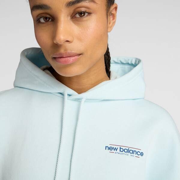 Thumbnail - NEW BALANCE Damen Kapuzensweat Reimagined Fleece Oversized Hoodie