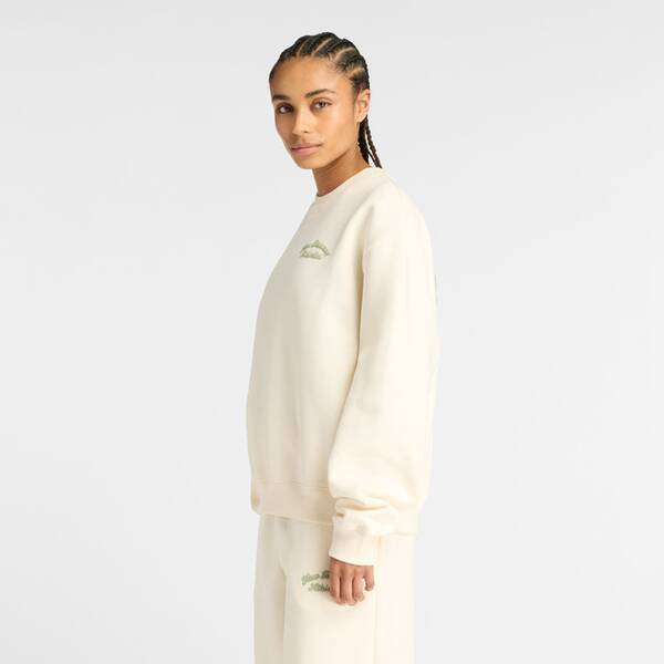 Thumbnail - NEW BALANCE Damen Kapuzensweat Linear Heritage Fleece Crew