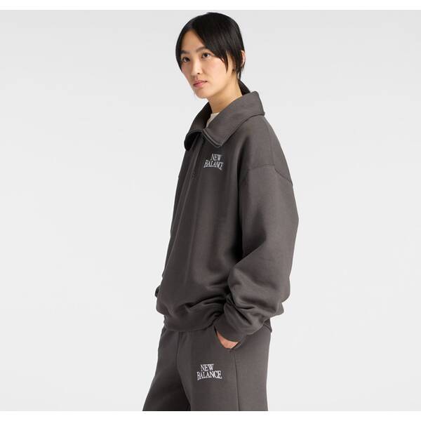 Thumbnail - NEW BALANCE Damen Shirt Trackside Fleece Half Zip