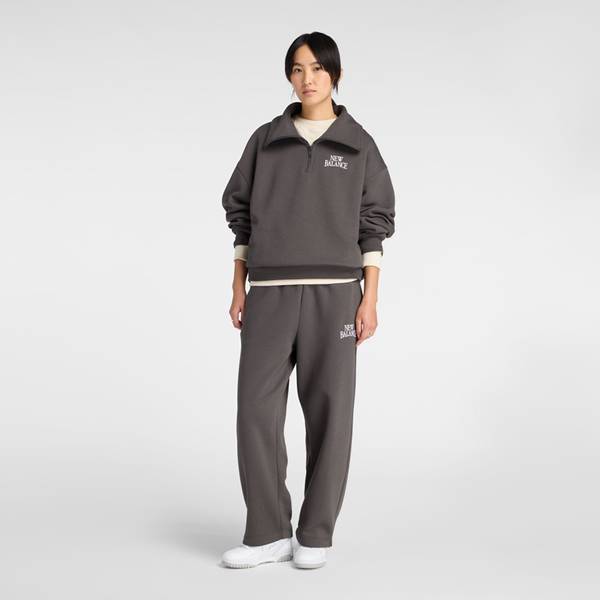 Thumbnail - NEW BALANCE Damen Shirt Trackside Fleece Half Zip