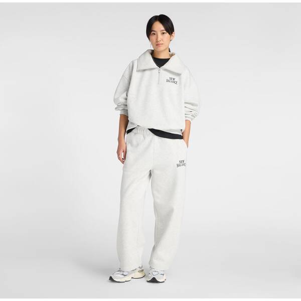 Thumbnail - NEW BALANCE Damen Shirt Trackside Fleece Half Zip