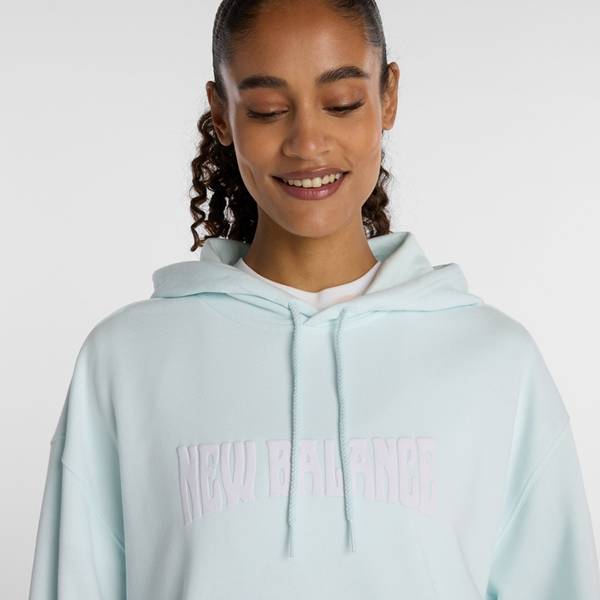 Thumbnail - NEW BALANCE Damen Kapuzensweat Wavy Oversized Hoodie