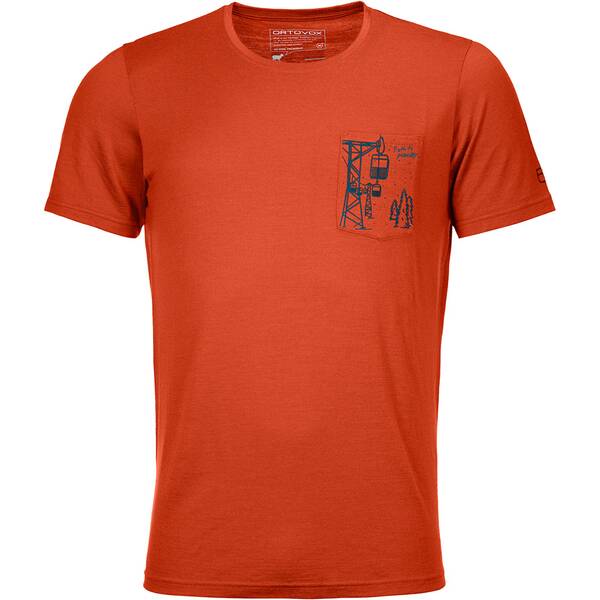 Thumbnail - ORTOVOX Herren Unterhemd 185 MERINO WAY TO POWDER TS M