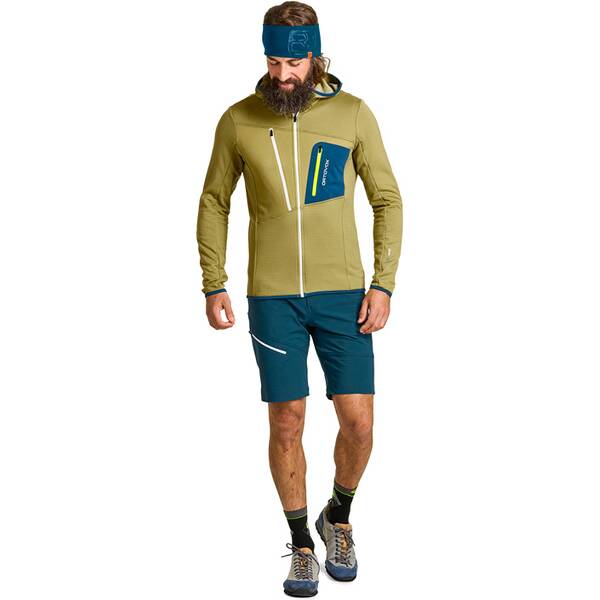 Thumbnail - ORTOVOX FLEECE GRID HOODY M