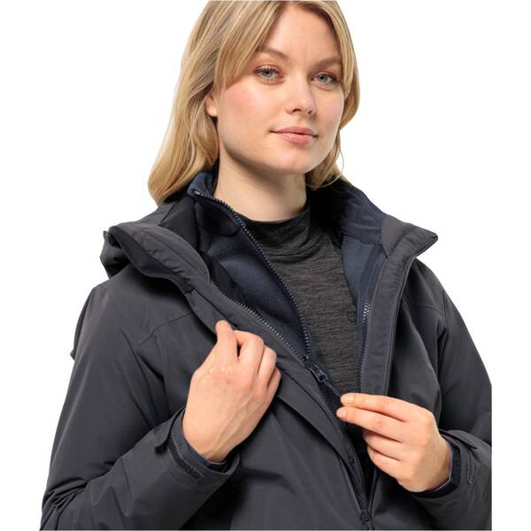 Thumbnail - JACK WOLFSKIN Damen Unterjacke MOONRISE FZ W