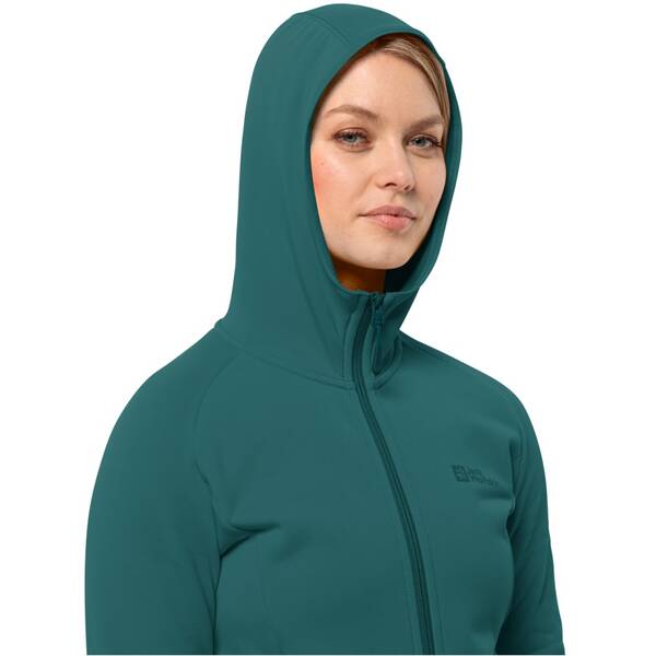 Thumbnail - JACK WOLFSKIN Damen Unterjacke BAISELBERG HOODED FZ W