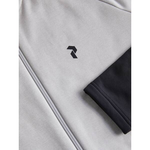 Thumbnail - PEAK PERFORMANCE Herren Unterjacke M Rider Zip Jacket-MED GREY MELANGE-BLAC