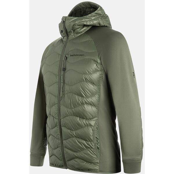 Thumbnail - PEAK PERFORMANCE Herren Jacke M Helium Down Hybrid Hood-PINE NEEDLE
