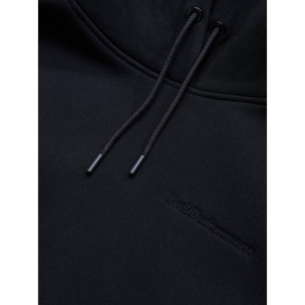 Thumbnail - PEAK PERFORMANCE Damen Kapuzensweat W Original Small Logo Hoo-BLACK