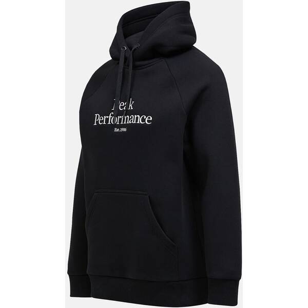Thumbnail - PEAK PERFORMANCE Herren Sweatshirt M Original Hood-BLACK-OFFWHITE