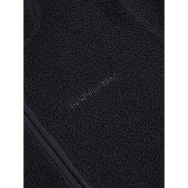 Thumbnail - PEAK PERFORMANCE Damen Sweatshirt W Pile Zip Jacket-BLACK