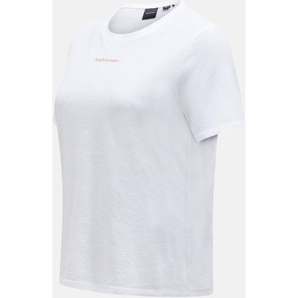 Thumbnail - PEAK PERFORMANCE Damen Shirt W Explore Graphic Tee-WHITE-BRILLIANT RE