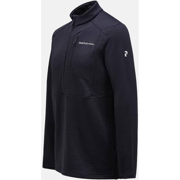 Thumbnail - PEAK PERFORMANCE Herren Sweatshirt M Trail Polartec Half Zip-BLACK