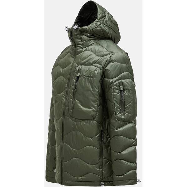 Thumbnail - PEAK PERFORMANCE Herren Jacke M Helium Utility Down Hoo-PINE NEEDLE-OL