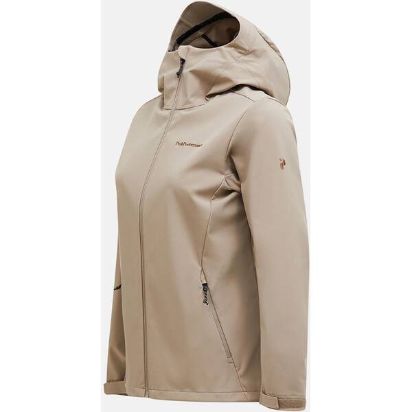 Thumbnail - PEAK PERFORMANCE Damen Funktionsjacke W Explore Hood Jacket-AVID BEIGE