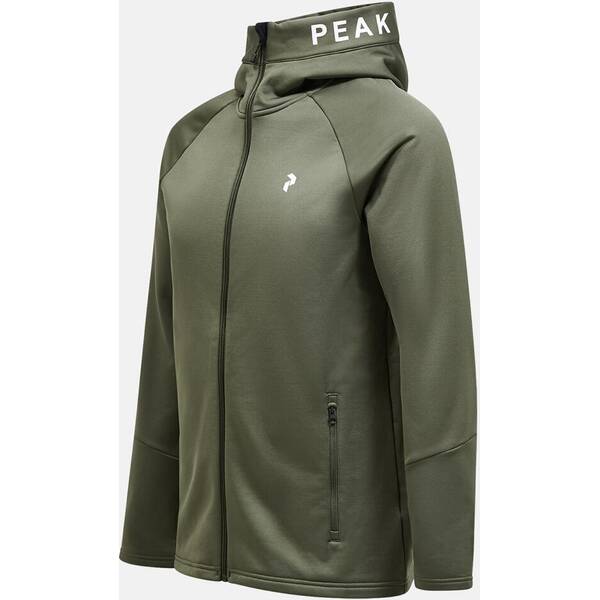 Thumbnail - PEAK PERFORMANCE Herren Kapuzensweat M Rider Zip Hood-PINE NEEDLE-PINE NEEDLE