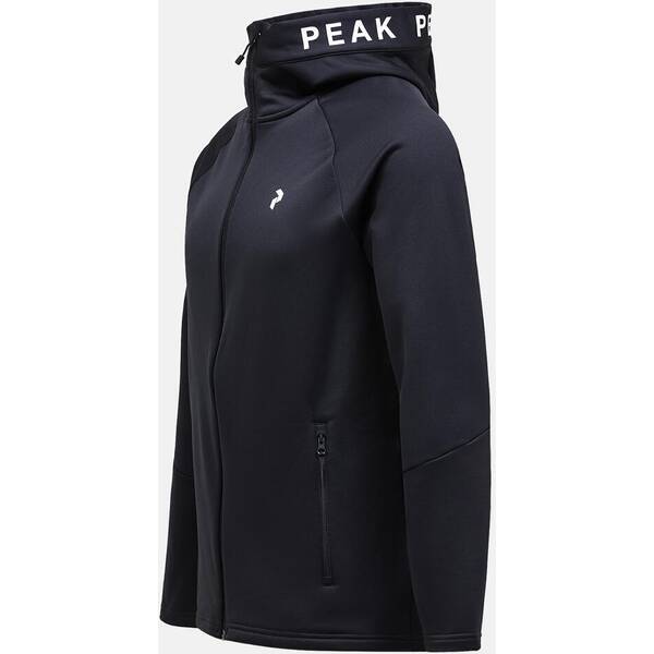 Thumbnail - PEAK PERFORMANCE Herren Kapuzensweat M Rider Zip Hood-BLACK-BLACK