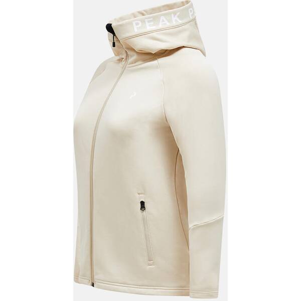 Thumbnail - PEAK PERFORMANCE Damen Kapuzensweat W Rider Zip Hood-SAND FOG-SAND FOG